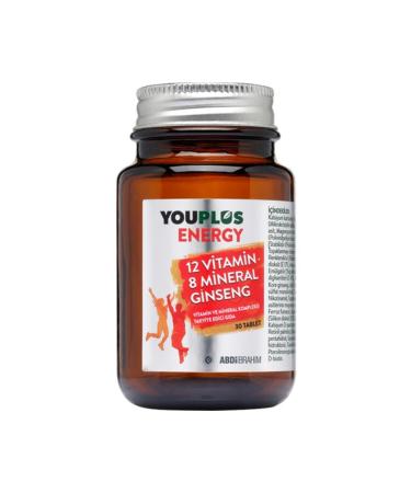 Youplus Energy Vitamin and Mineral Complex 30 Tablets - Buy Online on GoSupps.com