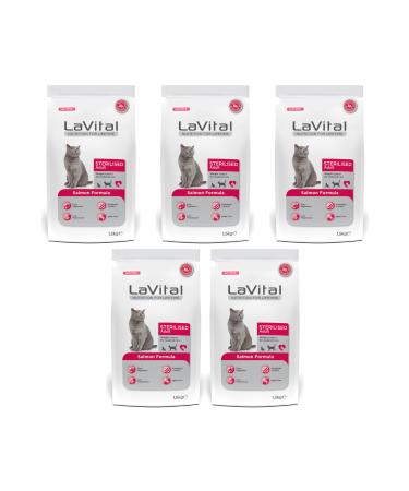 La Vital Salmon Premium Sterile Cat Food 1.5 Kg 5 Pack