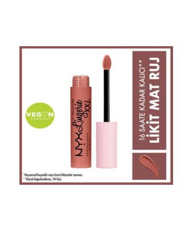 NYX Professional Makeup Lip Lingerie XXL Liquid Liquid Lipstick Turn On