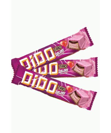 Ulker Dido Trio Colors Strawberry 36.5 Gr x 24 Pieces - Buy Online on GoSupps.com