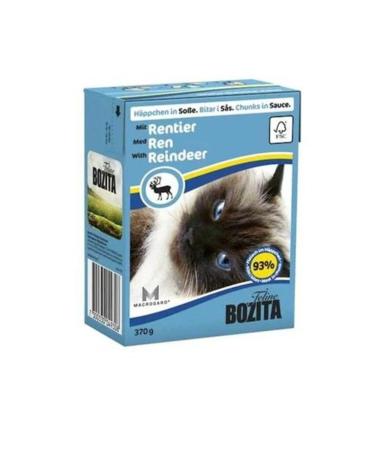 NT GROUP Bozita Reindeer Meat Adult Cat Canned Food 370 Gr
