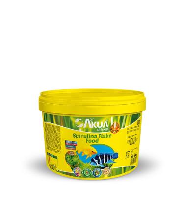 Artakua Spirulina Flake Food Guppy Food Cichlid Fish Food 100 grams - Buy Online on GoSupps.com