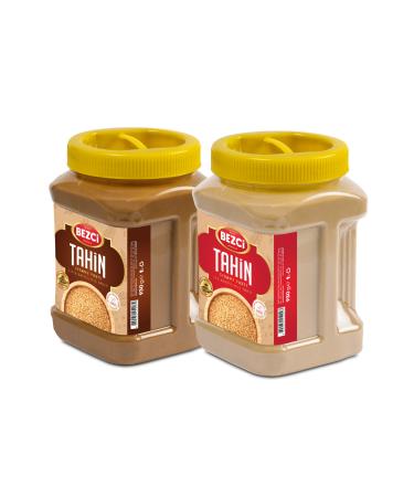 Bezci Karde ler BEZC TAH N 930G SINGLE AND DOUBLE ROASTED 2 FLAVOR WITH GEOGRAPHICALLY SIGNED MANAVGAT SESAME