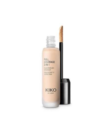 KIKO Full Coverage 2-1 Foundation&Concealer-Matte Satin Flaw Corrector 2-in-1 foundation concealer 25ml