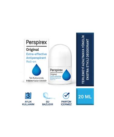 Perspirex Comfort Strong and Original Antiperspirant Roll-on 20 Ml 3 Pack - Buy Online on GoSupps.com