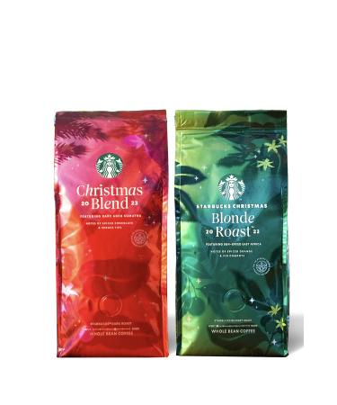 Starbucks Christmas Blend and Christmas Blonde Bean Filter Coffee 2024 New Year Special 250gx2 Pieces