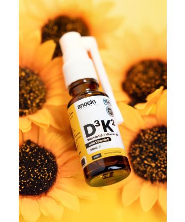 anocin Vitamin D3 K2 Vitamin E 1000 Iu 2m Mcg Drops 20 ml D3 K2 Vitamin D3k2 - Buy Online on GoSupps.com