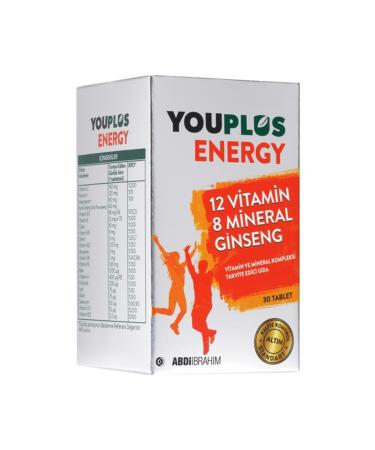 Youplus Energy Vitamin and Mineral Complex 30 Tablets - Buy Online on GoSupps.com