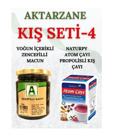 Aktarzane winter set ginger natural paste naturpy atom tea advantageous set of 2