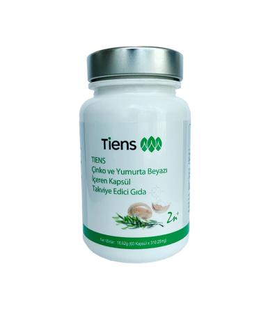 Tiens Zinc and Egg White Containing Capsule Supplementary Food 60 Capsules - Buy Online on GoSupps.com