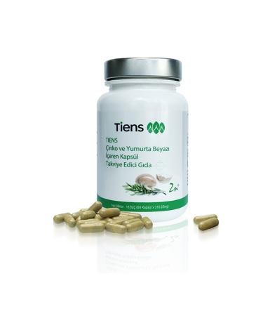 Tiens Zinc and Egg White Containing Capsule Supplementary Food 60 Capsules - Buy Online on GoSupps.com