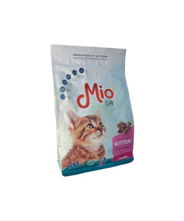Mio Mio Kitten / Kitten Cat Food with Chicken - 1 Kg Dry Food - Mio 1 Kg Kitten - Chicken (New) - Buy Online on GoSupps.com