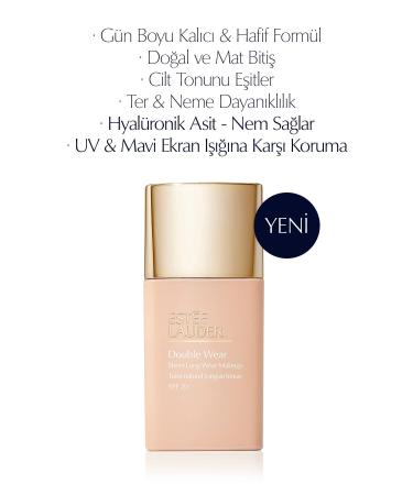 Estee Lauder Double Wear Sheer Light Texture Foundation with Luminous and Moisture Effect SPF20 - 30ml Color: 2C0 Cool Vanilla