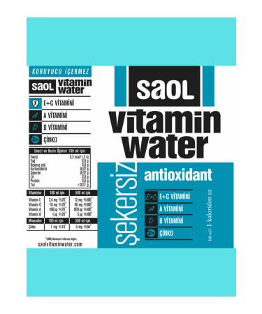 Saol WATER ANTIOXIDANT 500 ML* 12 VITAMINS AND MINERALS WATER - Buy Online on GoSupps.com