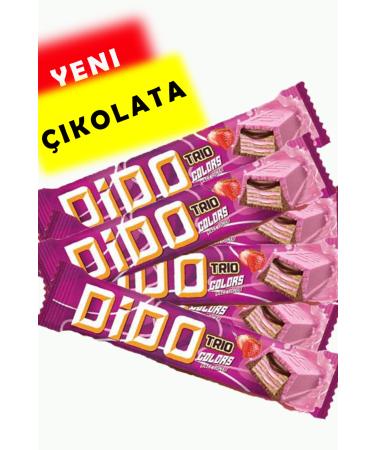 Ulker Dido Trio Colors Strawberry 36.5 Gr x 24 Pieces