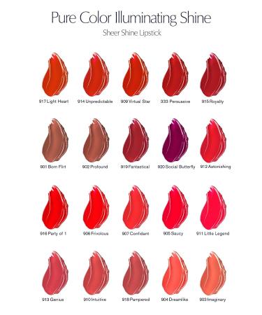 Estee Lauder Moisture and Shine Effect Lipstick - Pure Color Illuminating Shine Sheer Lipstick - Color: 907 Confidant 1.8gr - Buy Online on GoSupps.com