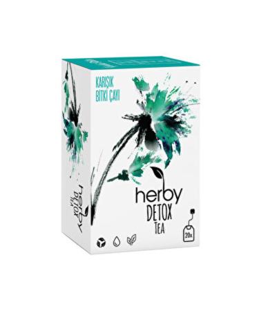 Herby ( 1 PIECE ) Herby Detox Tea Detox Herbal Tea 20 pcs