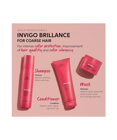 Wella Invigo Color Brilliance Color Revitalizing & Color Protecting Set Shampoo & Conditioner & Mask
