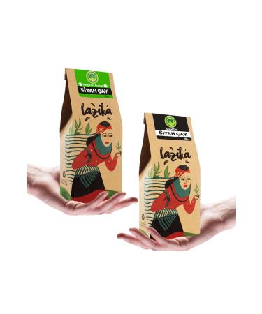 LAZIKA (SET OF 2) Black Tea 400 G Bergamot Black Tea 350 G