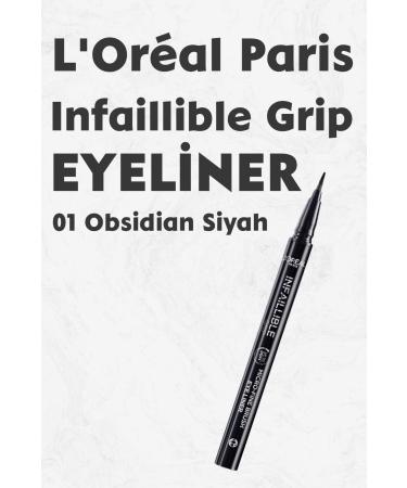 L'Oreal Paris Loreal Paris Infaillible Grip Eyeliner 01 Obsidian - Black
