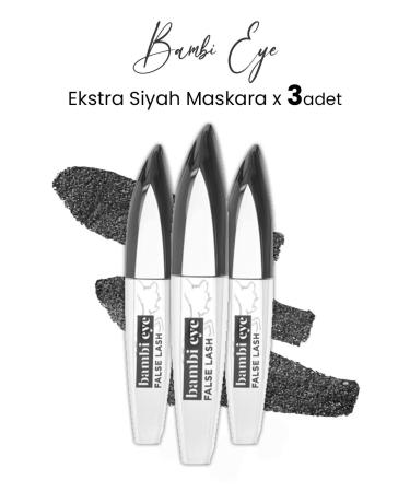 L'Oreal Paris Bambi Eye Extra Black Mascara Extra Black X 3 Pieces