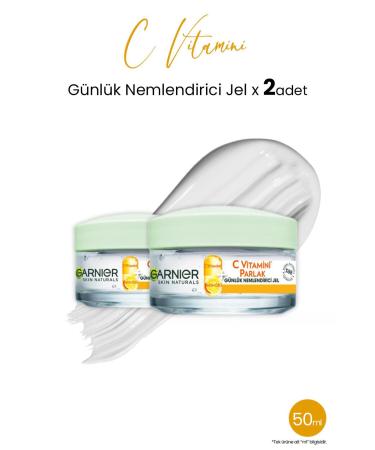 Garnier Daily Moisturizing Gel Vitamin C 50 ml X 2 Pcs