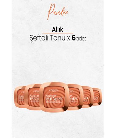 L'Oreal Paris Blush Of Paradise Blush Peach Tone X 6 Pieces