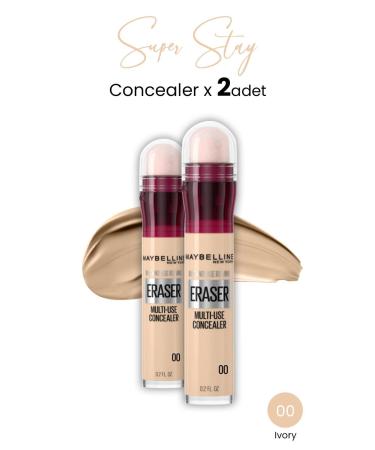 Maybelline New York Eraser Multi Use Concealer 00 Ivory
