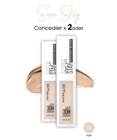 Maybelline New York Superstay Active Wear Concealer 10 Fair
