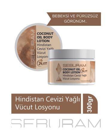 SEBURAM Coconut Oil Repairing and Moisturizing Shower Body Lotion Skin Care Body Cream