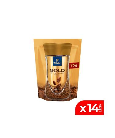 Tchibo Gold Selection Instant Coffee Economic Package 75 Gr. 14 Pack