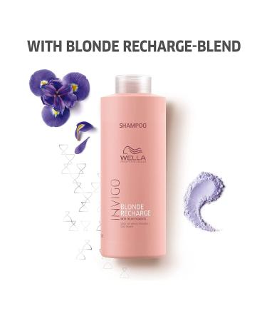 wella Professionals Invigo Blonde Recharge Color Revitalizing Silver Shampoo 1000 ml -2117114125211-