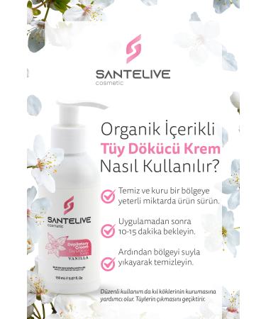 Santelive Vanilla Hair Removal Cream - 150 ml - Buy Online on GoSupps.com