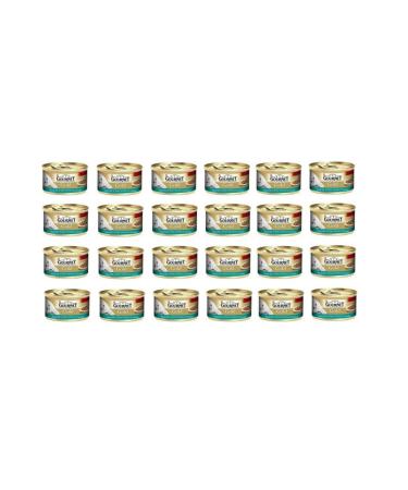 Gourmet Gold Canned Cat Food with Salmon and Chicken 85 Gr. (24 Pieces)