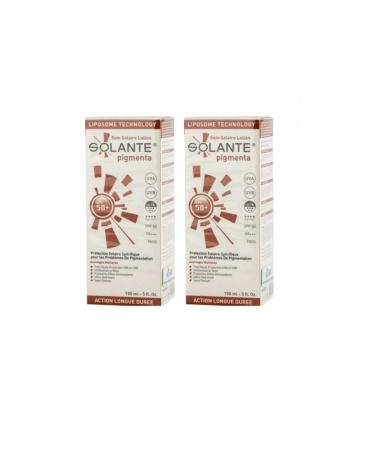 Solante Sunscreen Lotion for Blemished Skin - Pigmenta Spf 50+ Lotion 150 Ml X2 Pieces