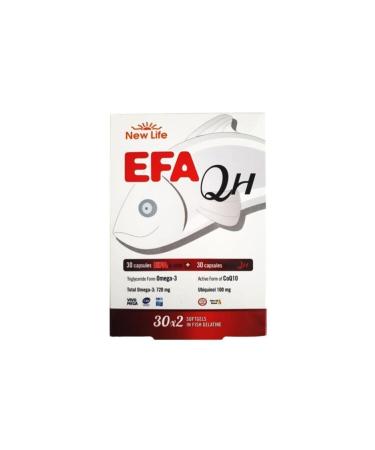 New Life New_life Efa S-1200 30 Capsules And Coenz Qh 30 Capsules