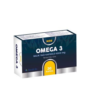 MRB Omega 3 Fish Oil 1000 Mg 30 Capsules