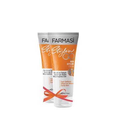 Farmasi Style N Go Hair Care Cream for Curly Hair 200 ml 2 Li