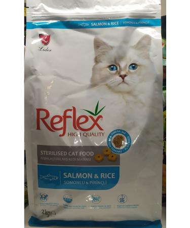 Dogus Bird House Reflex Sterilized Dry Cat Food Salmon Rice 2 Kg