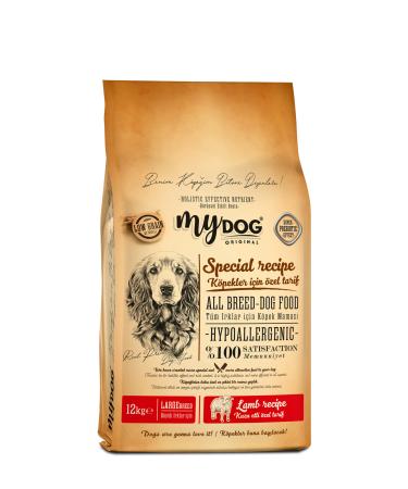 mydog ORIGINAL LAMB MEAT HYPOALLERGENIC LARGE BREED LARGE BREED DOG FOOD 12KG