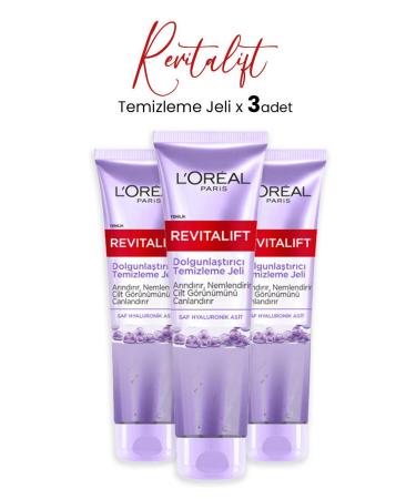 L'Oreal Paris Revitalift Plumping Cleansing Gel 150 ml X 3 Pcs