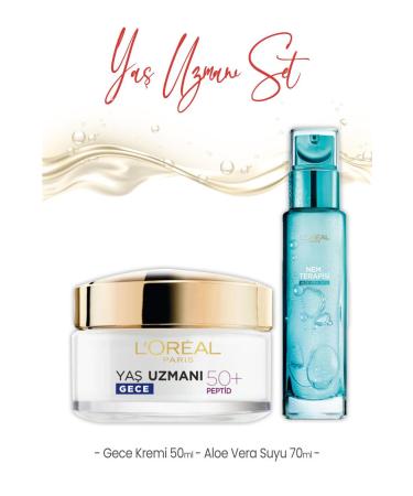 L'Oreal Paris Loreal Paris Age Expert Night Cream 50 ml and Aloe Vera Juice 70 ml