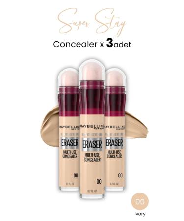 Maybelline New York Eraser Multi Use Concealer 00 Ivory