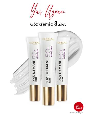 L'Oreal Paris Loreal Paris Age Expert Regenerating Eye Cream 50+ 15 ml x 3 Pcs