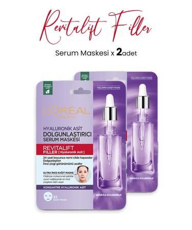 L'Oreal Paris Loreal Paris Revitalift Filler Plumping Serum Mask 28 gr x 2 Pieces