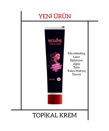 Besame Laser Epilation Wax Permanent Make-up Pre-Soothing Topical Cream 50 ml Topical Cream