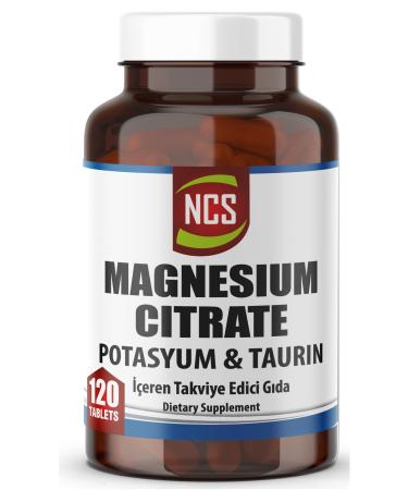 Ncs Magnesium Citrate Potassium Kalium Taurine Magnesium Citrate 2x120 Tablets - Buy Online on GoSupps.com