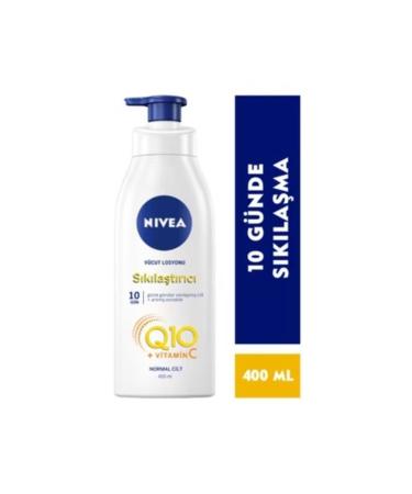 NIVEA Firming Body Lotion Q10 + Vitamin C 400 ml 48 Hour Body Moisturizer Normal Skin