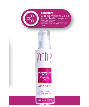 Sophiss Aloe Vera Extract Facial Cleansing Gel 200 ml - Buy Online on GoSupps.com
