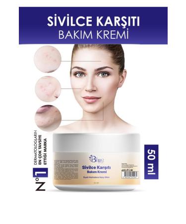 BLUE Skin Care Anti-Acne And Anti-Acne Acne Blackhead Remover Face Cream 50ml